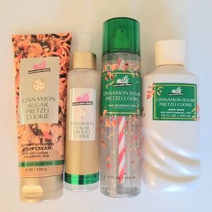 Cinnamon Sugar Pretzel Cookie Bath & Body Works Set